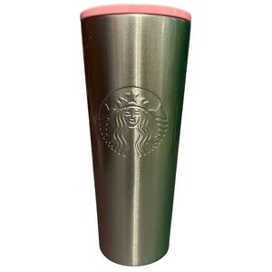 Starbucks Holiday 2020 Stainless Steel Pink/Green Gradient Ombre Tumbler 16oz